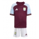 Billige Fotballdrakt Aston Villa Harvey Elliott #9 Replika Hjemmedraktsett Barn 2025-26 Kortermet (med bukser)